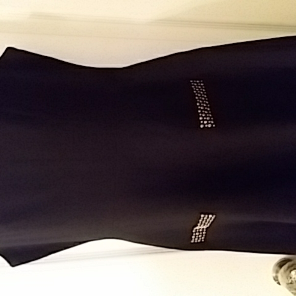 Karl lagerfeld size 8 black sleeveless dress - Picture 3 of 8